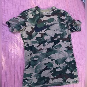 Camo Nike Drifit Shirt